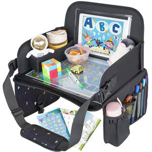 MENZOKE Kids Travel Tray,  Portable Road Trip Essentials Kids Gifts for Car Trip